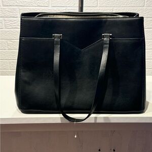 Guess Black Structured Tote Bag